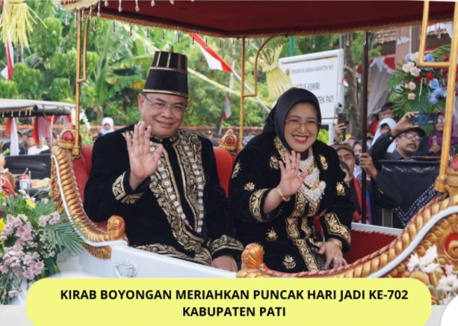 Bupati Pati Sudewo saat Hari Jadi Pati. (Instagram)
